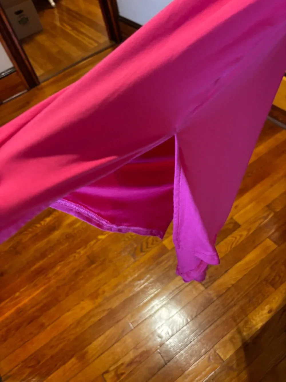 MUK LUKS Magenta Short Sleeve Midi Dress Size XL